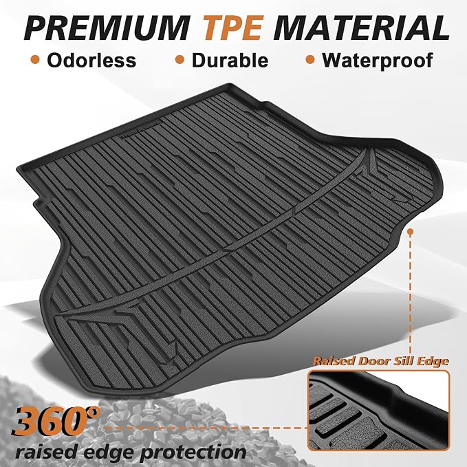 TripleAliners All Weather Trunk Mat Compatible - Image 4