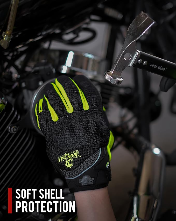 BORLENI Motorcycle Riding Gloves Touch Screen Full Finger Glove Motocross Road - Image 7