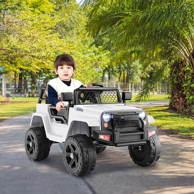 Costzon Ride on Car, 12V Battery Powered Truck Vehicle - Image 9