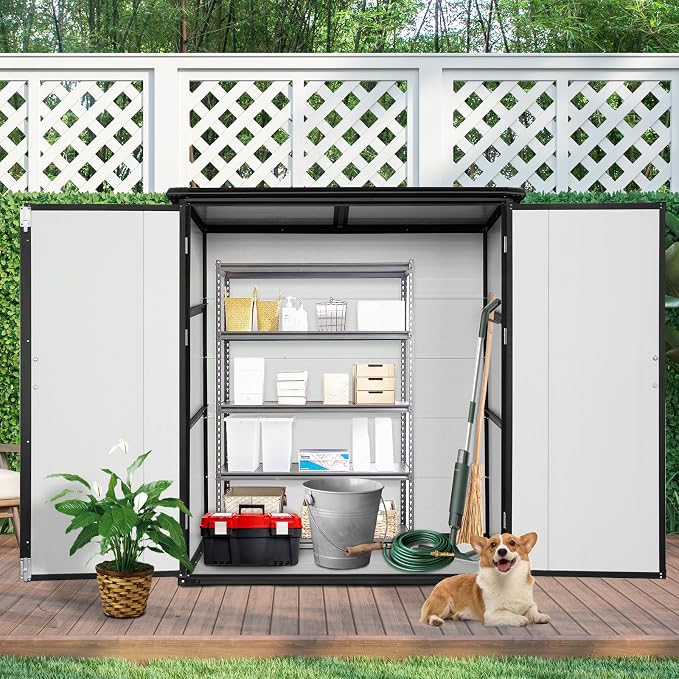 5x3 FT Resin Outdoor Storage Shed - Image 6