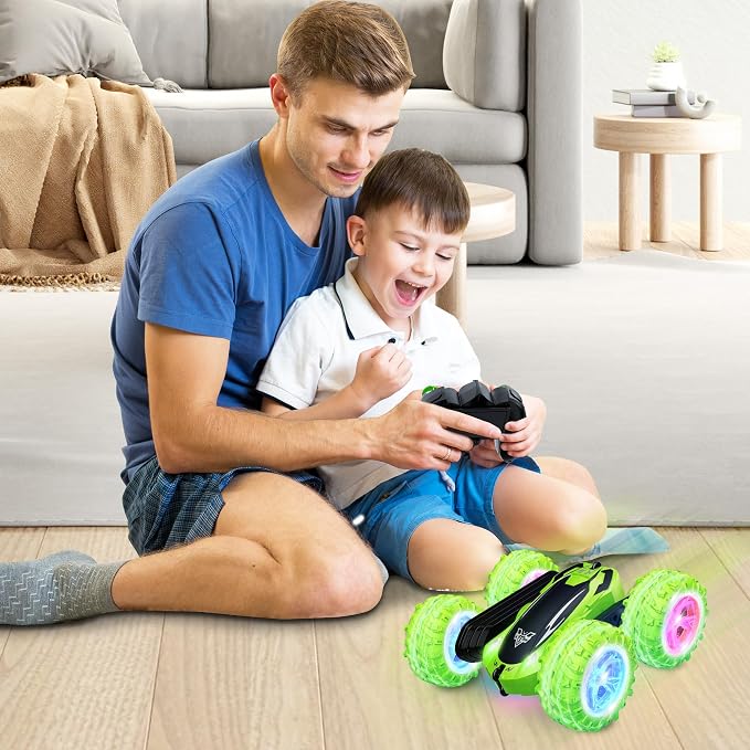 KKONES Remote Control Car, 2.4GHz Electric Race Stunt Car, Double Sided 360° - Image 7