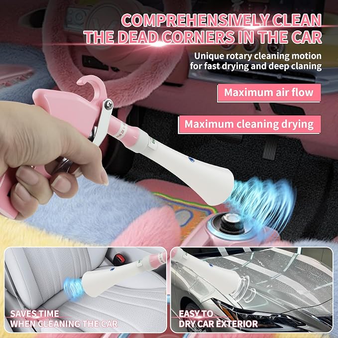 Tornado Dry Cleaning Gun Detailing Interior Dryer Air Blow Gun High Pressure - Image 7