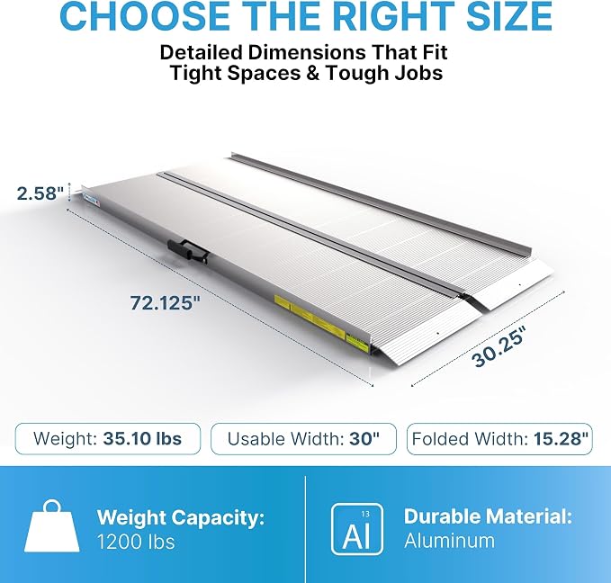 EZ-ACCESS TRAVERSE Singlefold Portable Loading Ramp - Image 3