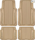 CAR PASS Heavy Duty Sporty Rubber Car Mats, Deep Dish All Weather Car Floor by CARPASS