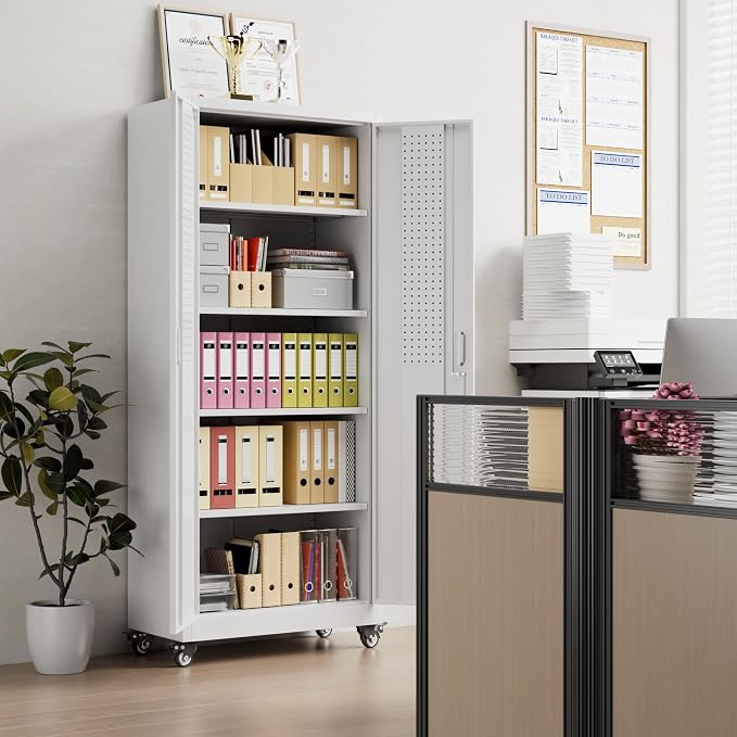 73" H Metal Storage Cabinet - Image 8