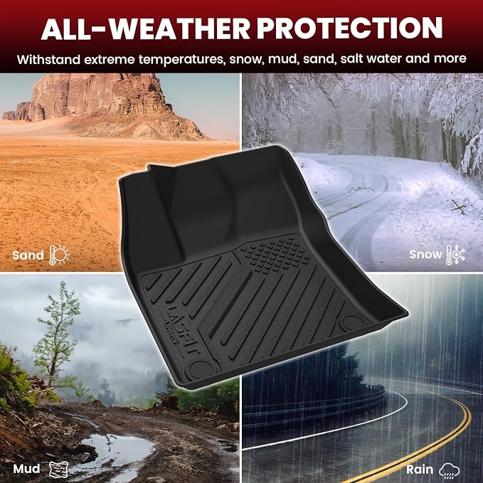 LASFIT Floor Mats for Toyota Prius 2016-2022 & Prius Prime 2017-2022, All - Image 6