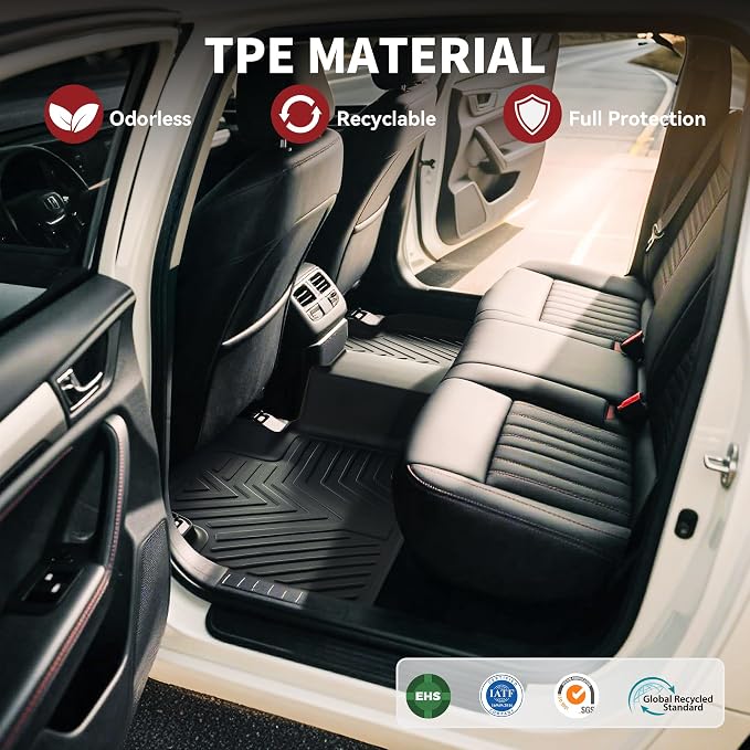 YITAMOTOR Floor Mats Fit for 2018-2025 Ford Expedition 7-Seater（Not Fit for - Image 4