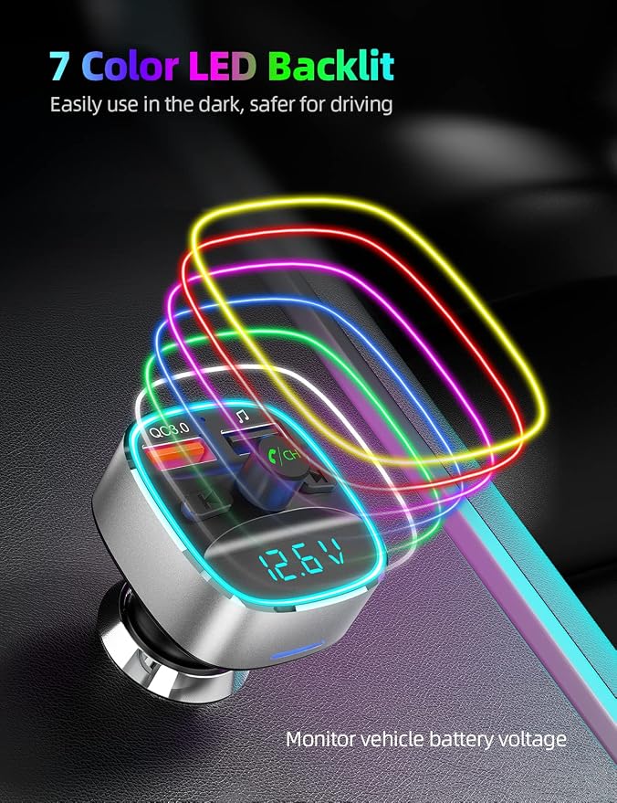 Nulaxy Bluetooth FM Transmitter - Image 5