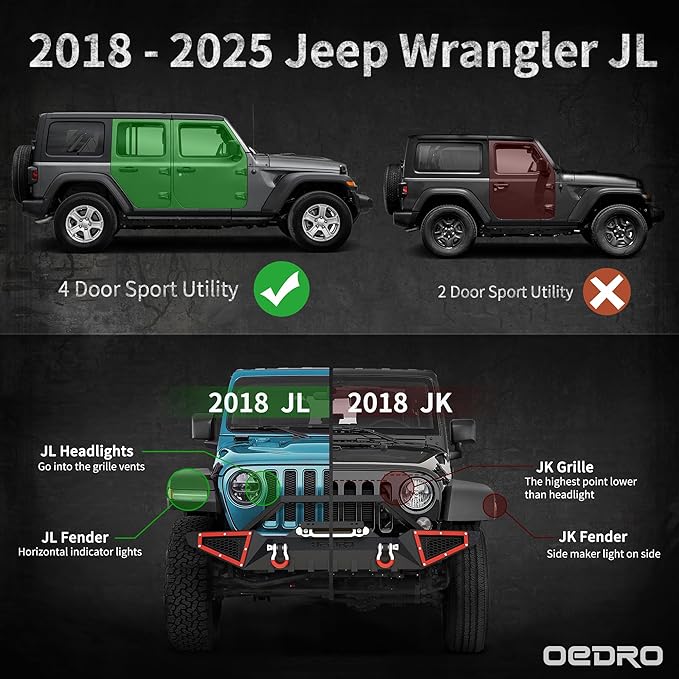 OEDRO All-Steel Build Running Boards Compatible - Image 2