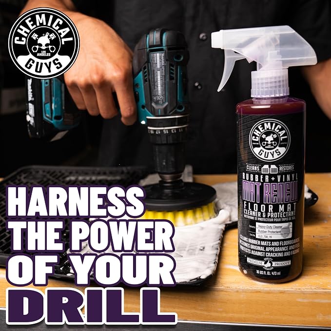 Chemical Guys Mat Renew Rubber + Vinyl Floor Mat Cleaner and Protectant - Image 2