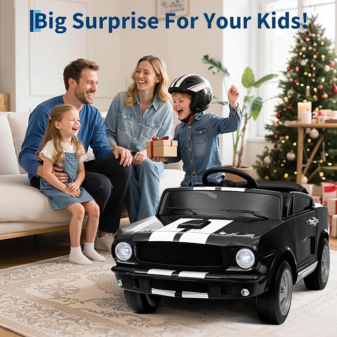 12V Ride on Car Licensed Shelby GT350, Battery Powered Ride On Toy - Image 7