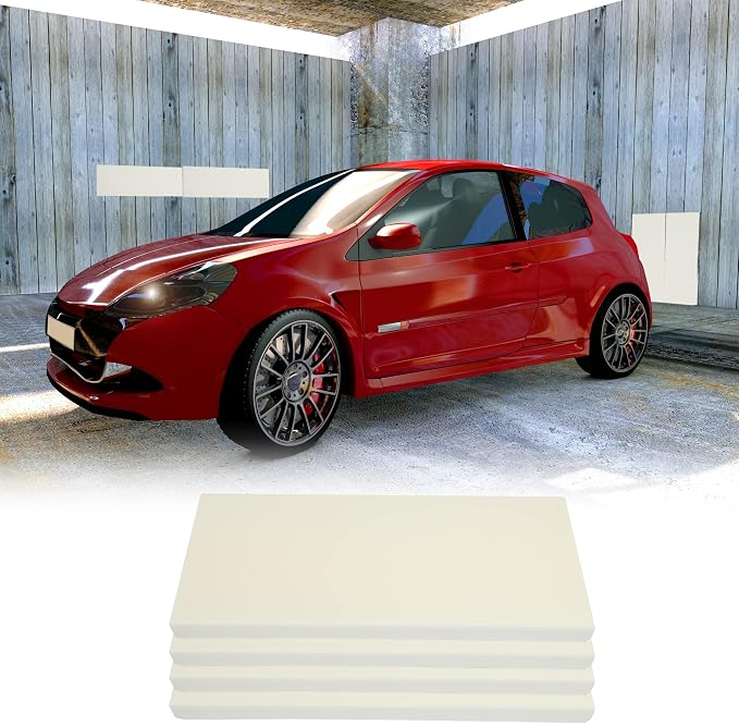 X AUTOHAUX 400x200x20mm 4pcs Car Garage Wall Guard Door Bumper Protector Anti - Image 2