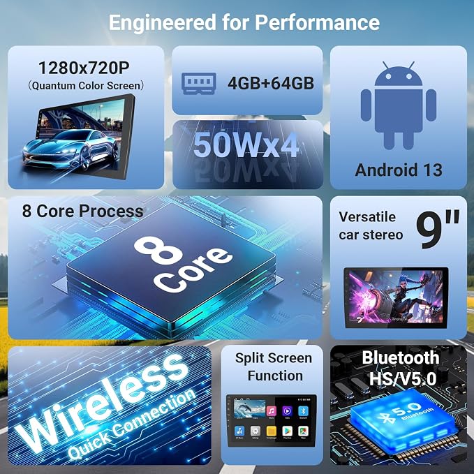 Wireless Double Din Car Stereo - Image 3