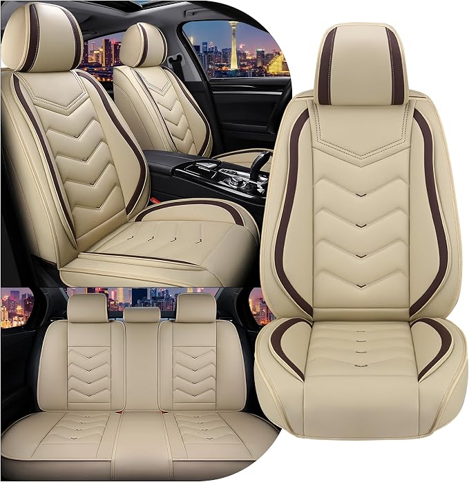 Car Seat Covers for Chrysler Pacifica 2004-2025, Stylish Sport Seat Cover by Unknown
