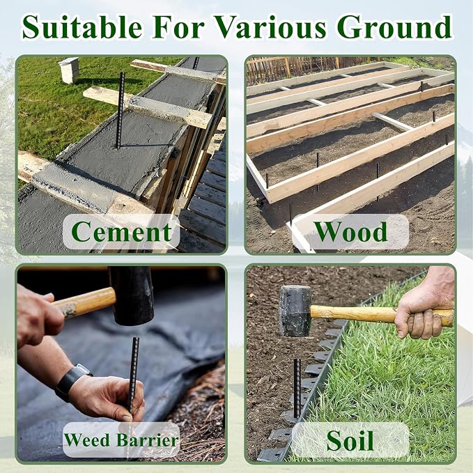 16 Inch Rebar Stakes 30 Pack Heavy Duty Ground Anchors - Image 4
