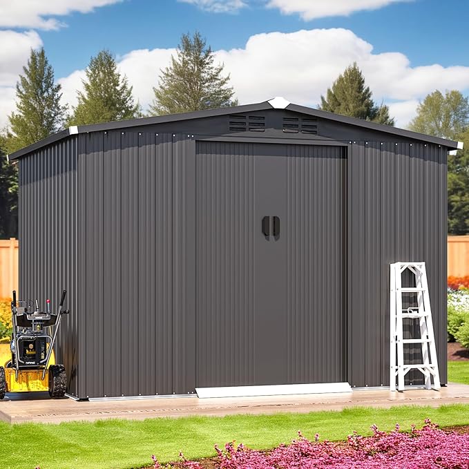 AECOJOY Shed 6' x 8' Outdoor Storage Shed - Image 3