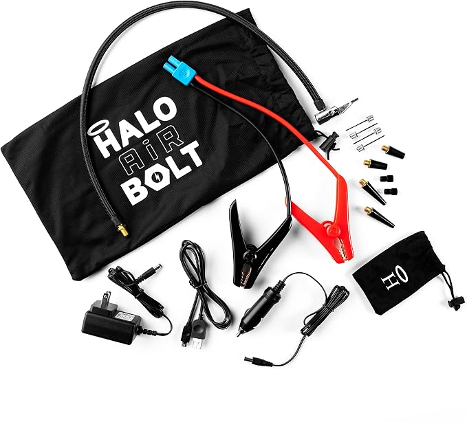 HALO Bolt Air 58830 Portable Car Battery Jump Starter | 100 PSI Air Compressor - Image 2