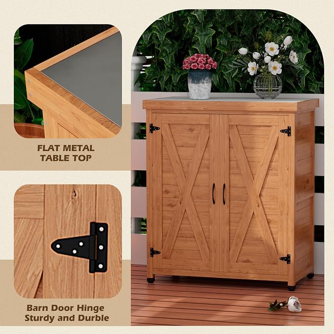 Outdoor Storage Shed Waterproof, Potting Shed - Image 3
