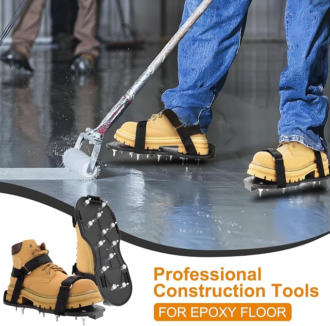 Epoxy Floor Spiked Shoes Fully Assembled Gunite Spiked Shoes - Image 5