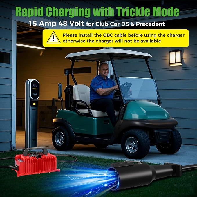 10L0L 15 Amp 48 Volt Golf Cart Charger - Image 7
