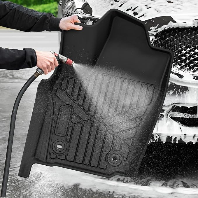 AUTOSAVER88 Floor Mats Fit for 2025 Toyota Tacoma Double Cab, All Weather TPE - Image 5