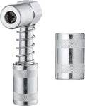 Slippery Pete 90 Degree Grease Coupler Snaps on to Grease Fittings in Tight by SlipperyPete