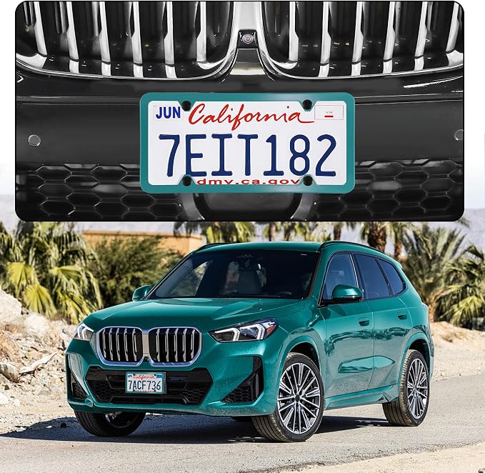 LivTee 4 Holes Stainless Steel License Plate Frames, Automotive Exterior - Image 2