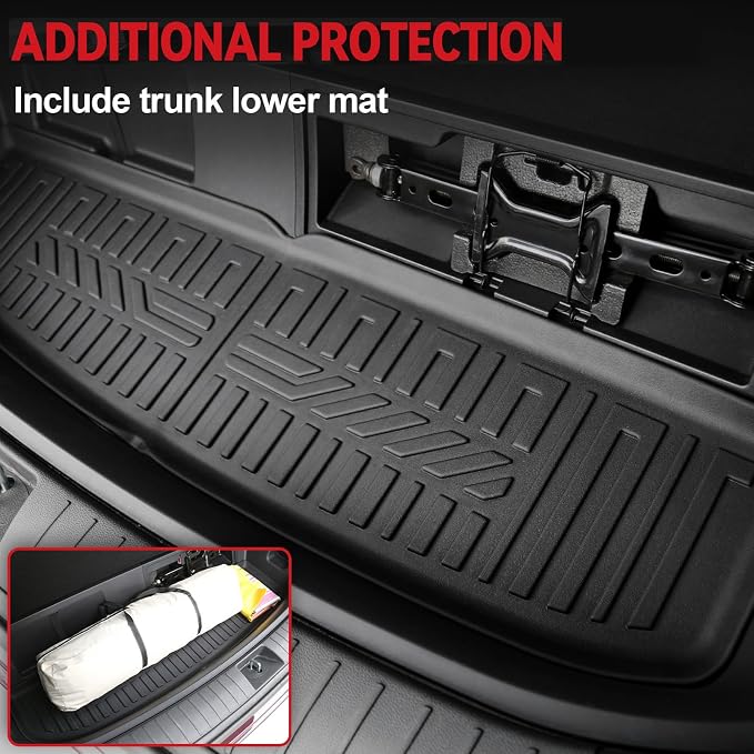 GALVAGNIATE Floor Mats for 2020-2024 2025 Hyundai Palisade 7-seat/8-seat Trunk - Image 6