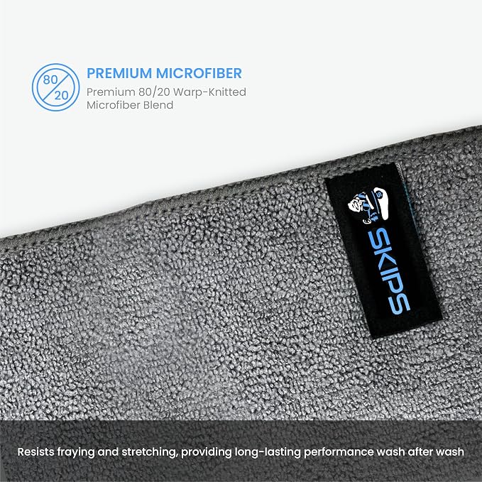 SKIPS Mini Microfiber Towels: 2-Pack of Premium Interior Detailing Towels - Image 6
