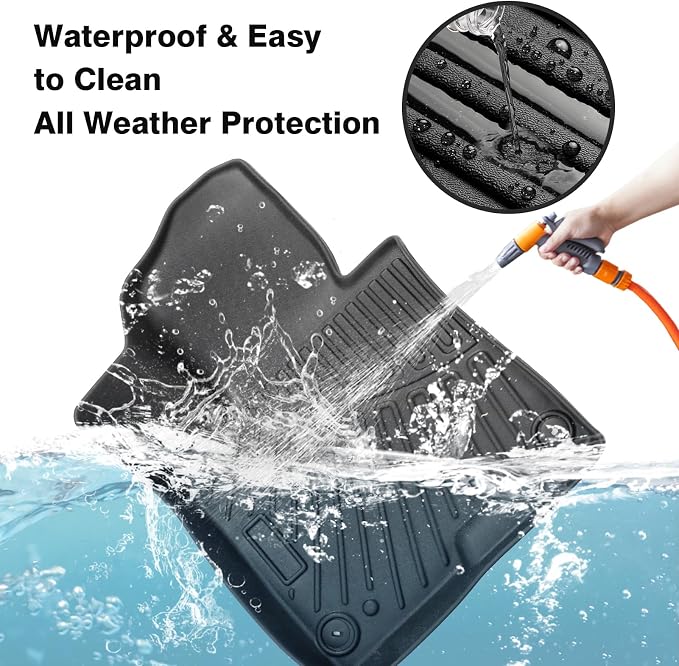 Powerty Floor Mats for 2023-2025 Kia Sportage Hybrid Accessories All Weather - Image 3