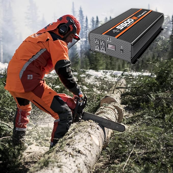 5500 Watt Inverter 5500W Inverter 12V to 110V/120V Power Inverter Truck RV - Image 6