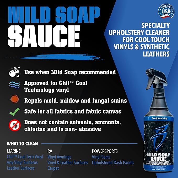 Boat Bling Mild Soap Sauce Premium Upholstery Cleaner, - Image 2