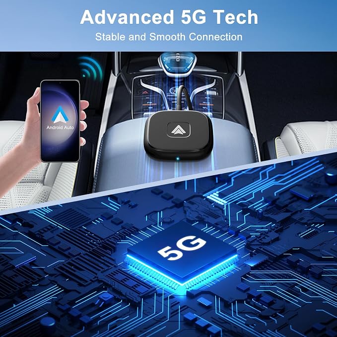 Android Auto Wireless Adapter for Wired Android Auto Cars Converts Wired to - Image 4