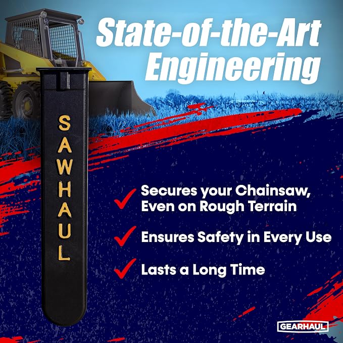 SawHaul Universal Tractor Chainsaw Holder - Image 4
