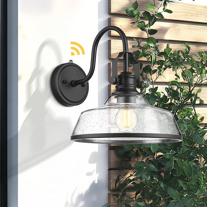 kudos Dusk to Dawn Outdoor Wall Sconce, Exterior Garage Light Fixtures - Image 2