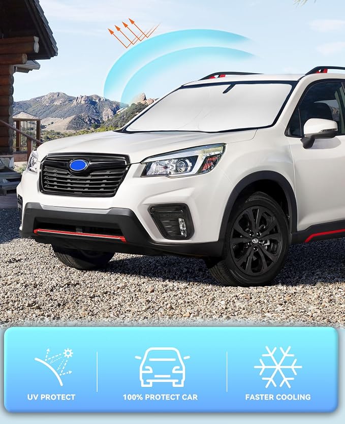 Sun Shade for Forester 2013-2018 Windshield Sunshade for Subaru Forester 2017 - Image 5