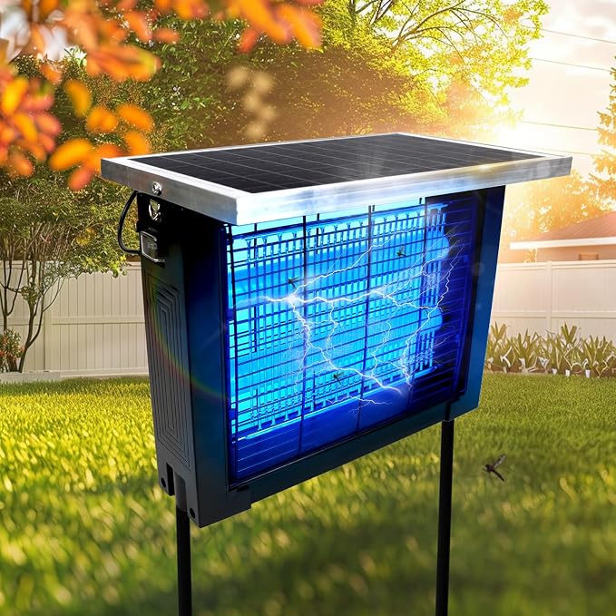 Powerful Solar Bug Zapper Outdoor by Coospider-repta