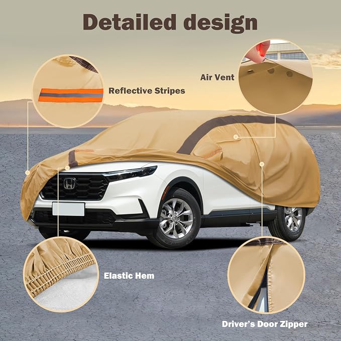 CRV Car Covers Waterproof All Weather Compatible - Image 2