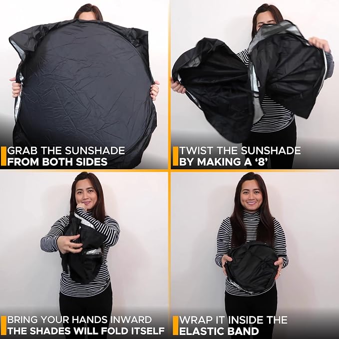 EcoNour Foldable Car Windshield Sunshade | Sun Shade - Image 7