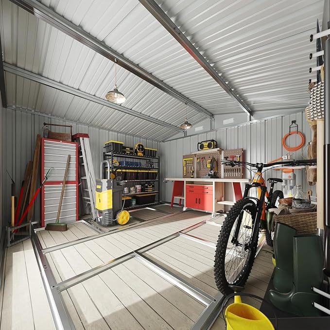 10x10 FT Shed Outdoor Storage Shed - Image 7