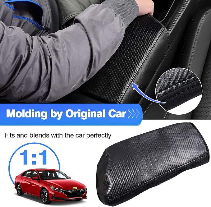 Autorder Center Console Cover for Hyundai Elantra 2021-2025 2026 Accessories - Image 3