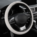 alpmosn Elastic Stretch Steering Wheel Cover, Breathable Microfiber Ice Silk by alpmosn