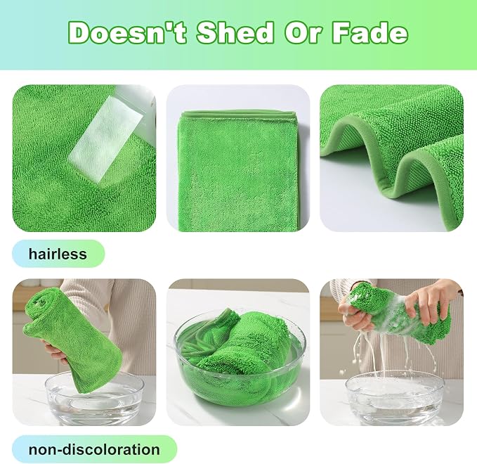JOYMOOP Car Dry Towel, Quick Drying, Medium Size, Microfiber Cleaning Cloth - Image 4