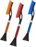 EcoNour 27" Aluminum Car Snow Scraper and Brush | Weaved Bristle Head by EcoNour