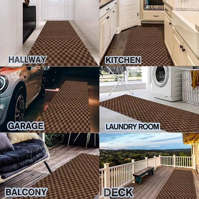 Custom Size Backed Non-Slip Area Rugs Runner, Easy Clean, Waterproof Runner Rugs - Image 6