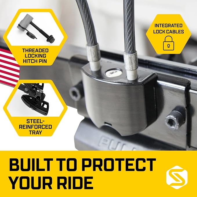 Saris SuperClamp G3 2-Bike HD Hitch Rack – Lightweight Platform Bike Carrier - Image 7