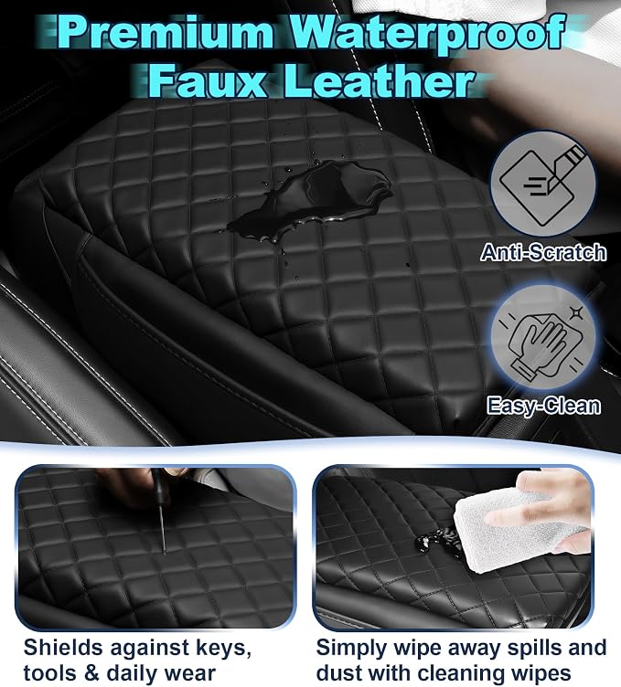 Armrest Cover for Ford Bronco 2021-2025 Center Console Pad - Image 7