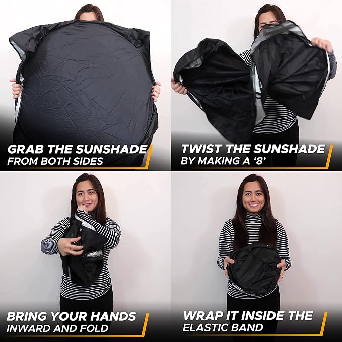 EcoNour Jeep Windshield Sunshade | Sun Visor - Image 5