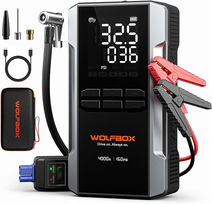 WOLFBOX 4000A Jump Starter by WOLFBOX