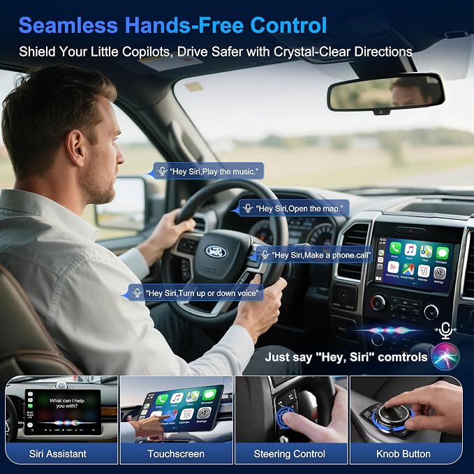Wireless CarPlay Adapter 2025 Mini Size Multi-User Dongle Seamless Car - Image 4